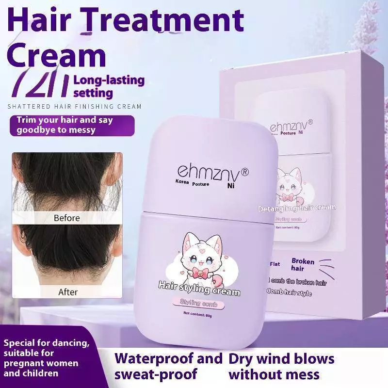 SPING Hair Wax Sti สําหรับวิกผม Fly Professional Frizz Fixed Fluffy สําหรับเด็กผู้ชายผู้หญิงผมหัก Artifact จัดแต่งทรงผมครีม DDC