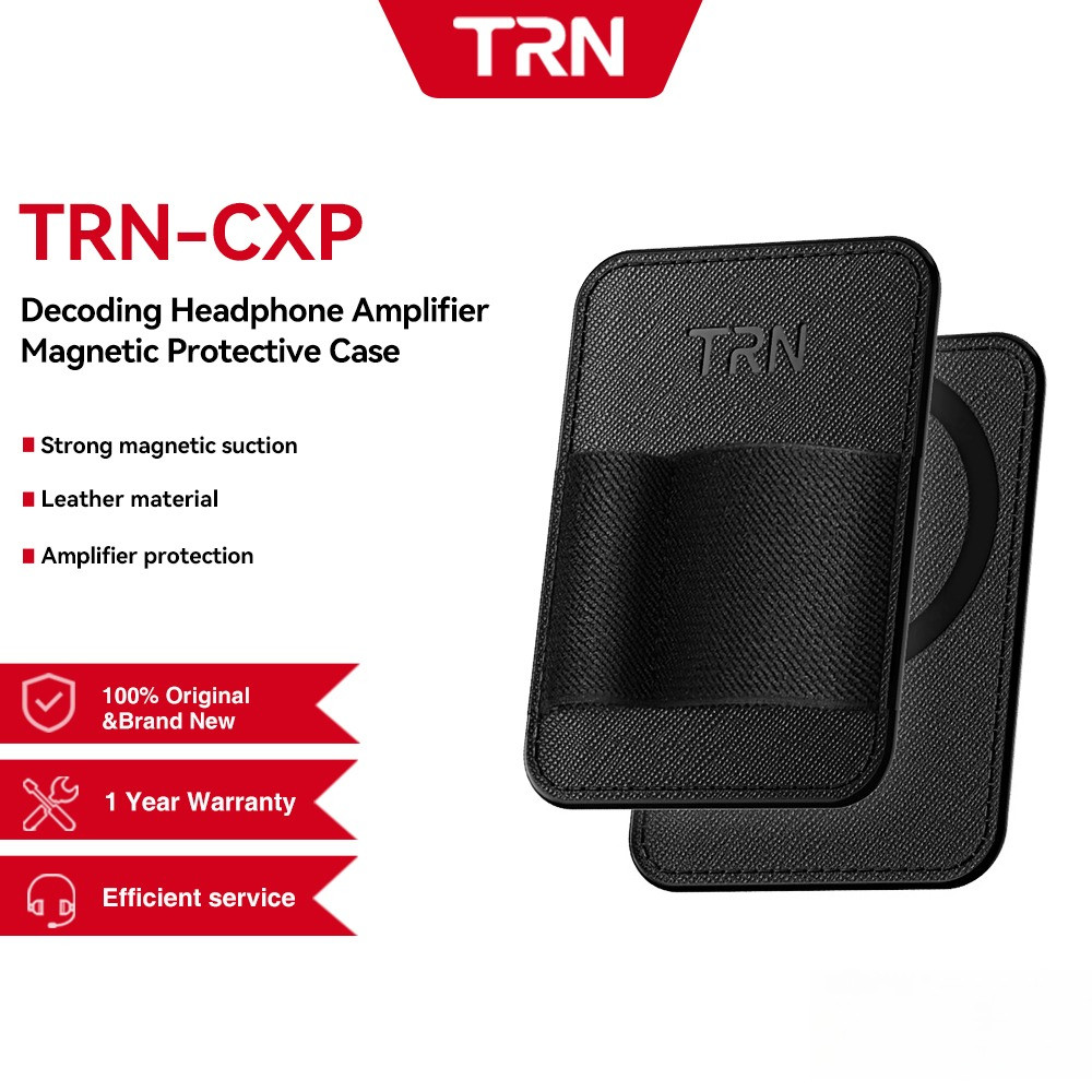 TRN CXP ถอดรหัสเครื่องขยายเสียงหูฟังเคสแม่เหล็กสําหรับ Black Pearl Wave TE Pro DAC AMP