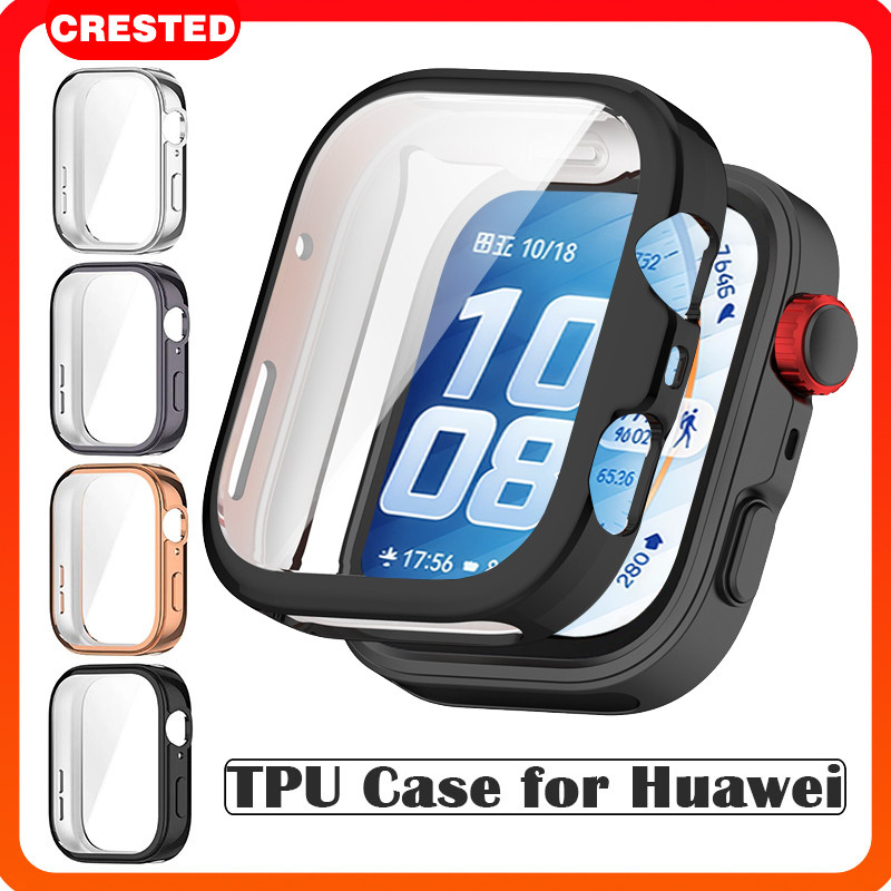 กรณีป้องกัน TPU Huawei Watch Fit 3 4 5 กรณี กันชนครอบคลุมเต็มรูปแบบป้องกันหน้าจอกันชน นาฬิกาอัจฉริยะ Huawei Fit 5 4 Pro