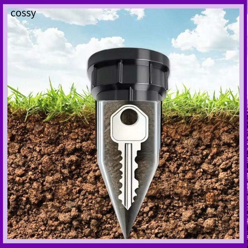 COSSY Garden Key Hider, อุปกรณ์จัดเก็บกุญแจพลาสติกที่สมจริง, ความคิดสร้างสรรค์ Anti-lost ทนทาน Safe Key Security กล่องเก็บสําหรับสวนกลางแจ้ง
