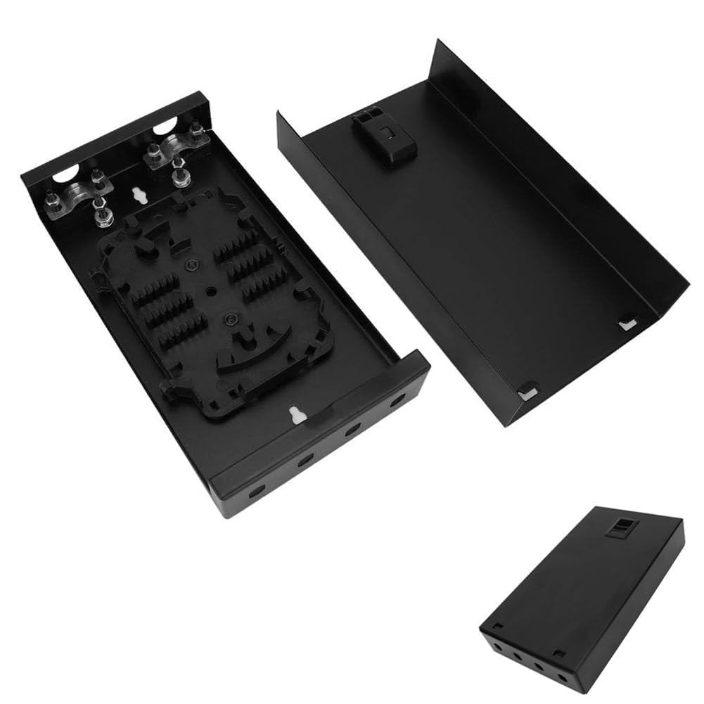 กล่องไฟเบอร์ออปติก 4 พอร์ต, กล่องติดผนัง 4 Core Fiber Distribution FC/ST กล่อง FTTH Desktop Box สําห