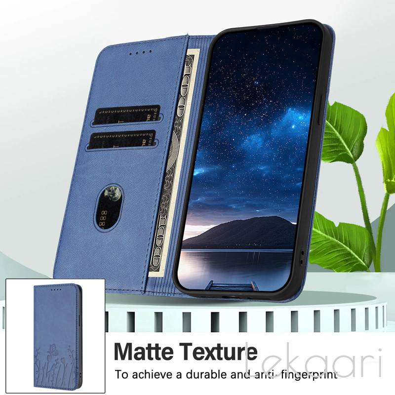 กรณีพลิกแม่เหล็กสําหรับVivo V29 V29e V27 V27e V21 V21s V21e IQOO Z9s S10 Pro Lite 5G 3Dดอกไม้นูนหนังช่องใส่การ์ดกระเป๋าสตางค์ปลอกโทรศัพท์ - รูปที่ 5