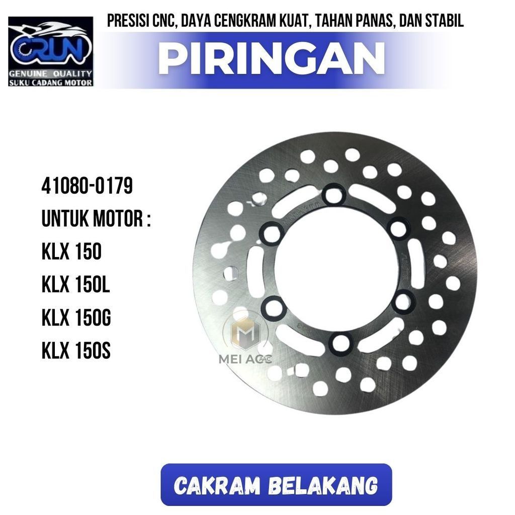 41080-0179 จานดิส REAR Kawasaki KLX 150 L REAR / จานดิส KLX 150 G / KLX 150 CRUN