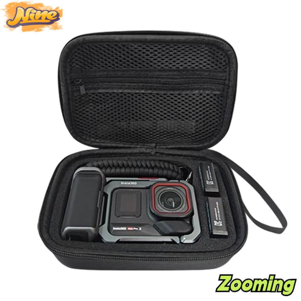 ZOOMING กระเป๋าเก็บของ, สําหรับ Insta360 Ace 2/1 Xplorer Grip Shock Resistance Carrying, ทนทาน Xplor