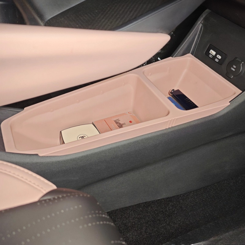 สําหรับ BYD Seagull Central Control TPE กล่องเก็บของสองชั้นกล่องเก็บ Full Coverage อุปกรณ์จัดเก็บ