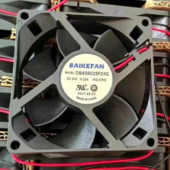 Original BAIKE DBA06025F24H/24G/8025B24G/F24M/24H อินเวอร์เตอร์ 24V พัดลม 2 สาย