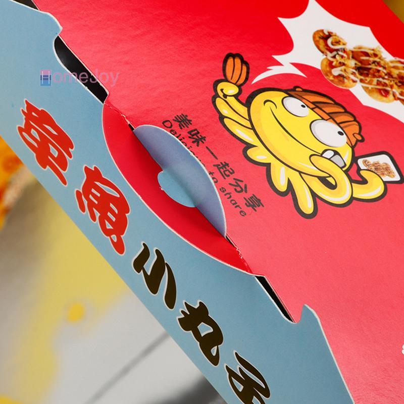 [HomeJoy-t] 100 ชิ้นอลูมิเนียมฟิล์มทิ้ง Octopus กล่องบรรจุภัณฑ์การเก็บรักษาความร้อนญี่ปุ่น Street อาหารทาโกะยากิ Takeaway อาหารว่างบรรจุคอนเทนเนอร์ Party Supplies อืม - รูปที่ 4