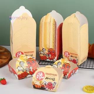 [HomeJoy-t] กล่องทาโกะยากิพรีเมี่ยม 50 ชิ้น/แพ็คบรรจุภัณฑ์Octopusกล่องญี่ปุ่นStreetอาหารทาโกะยากิทิ้งTakeawayขนมขบเคี้ยวบรรจุกระดาษคอนเทนเนอร์ Party Supplies อืม