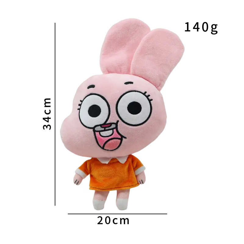 New World of Gumball Forrest Gumball Anime Merchanded Doll Forrest Gum Plush Toy 1209