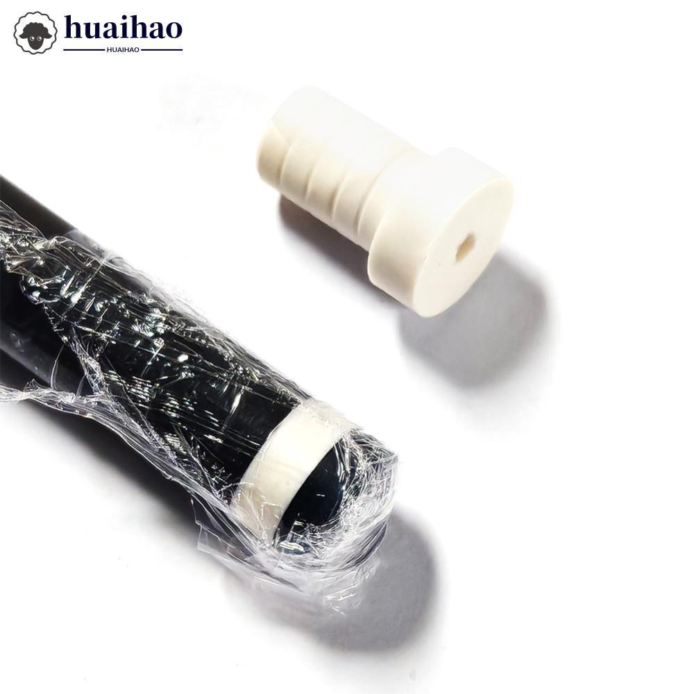 HUAIHAO 1PC 13 มม.สระว่ายน้ํา Cue Ferrule Pad สีขาวเมลามีนเรซิ่น Spacer สําหรับ High-Tech คาร์บอนไฟเ