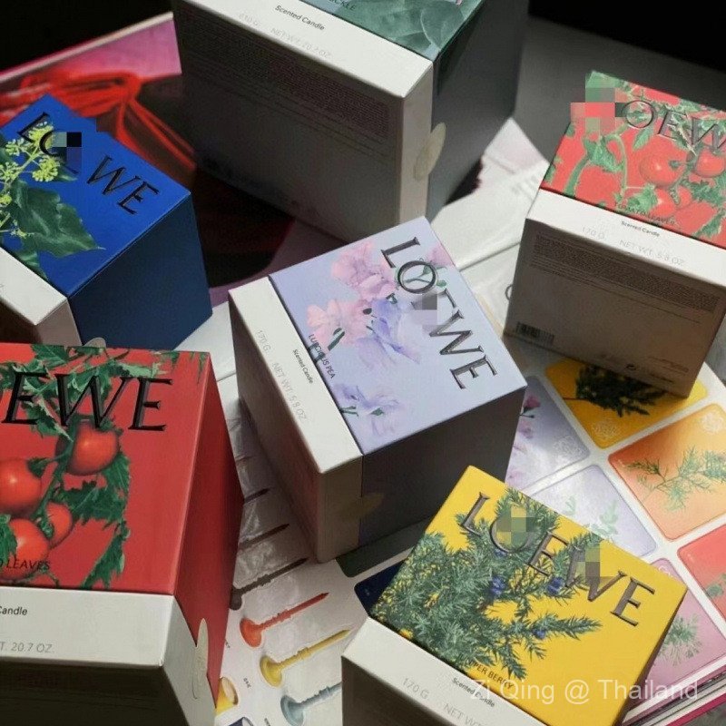 กล่องของขวัญเทียนหอมสไตล์ LOEWE น้ำหอมสำหรับบ้านกลิ่นสเปน เลือกกลิ่นพืชพรรณได้หลายแบบ ของขวัญเหมาะสำ