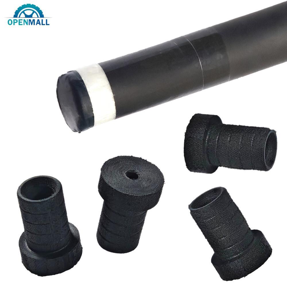 OPENMALL 1PC 13MM Pool Cue ด้านหน้า Ferrule Pad สีดํา Pheneonic พลาสติก Spacer สําหรับ High-Tech คาร