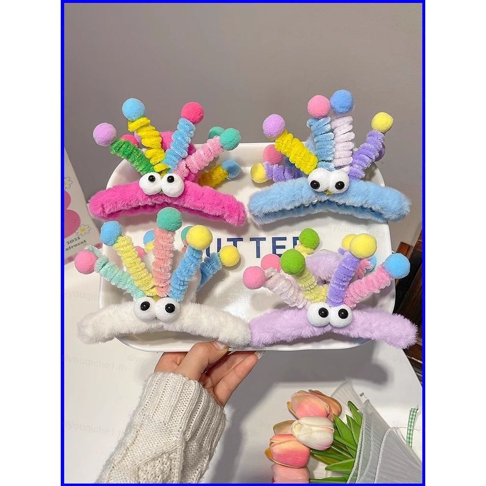 SY1 PLUMO dopaminecoil ฤดูใบไม้ผลิตุ๊กตา hair claw คลิปตลกการ์ตูนน่ารักคลิปผม Headdress ผู้หญิงอุปกร