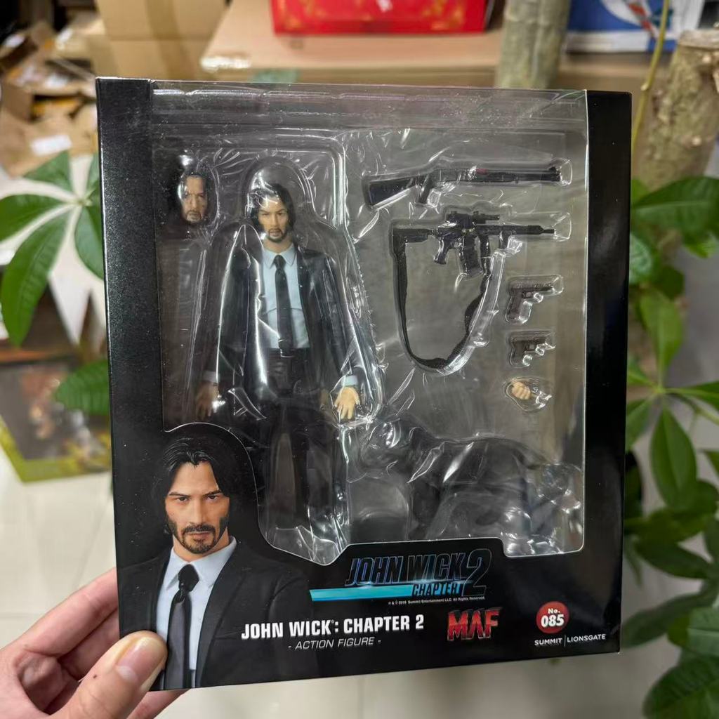 Mafex 085 JOHN WICK Chapter 2 PVC Action Figure ของเล่นสะสม