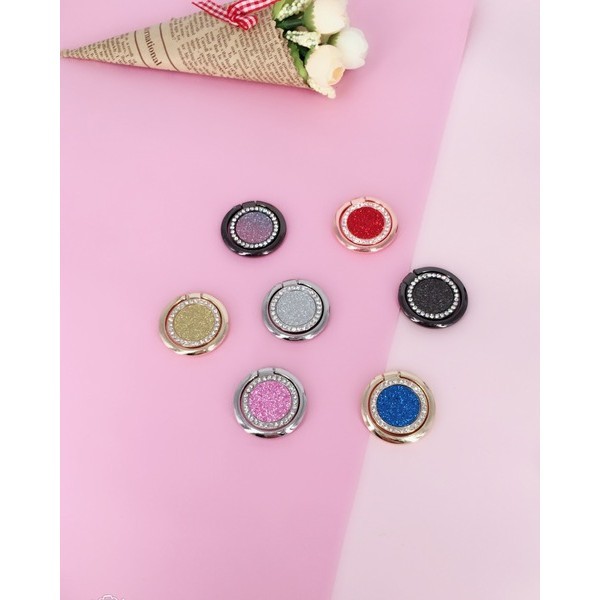 magnetic griptok griptok แม่เหล็ก เหมาะสําหรับที่วางแหวนโทรศัพท์มือถือแหวนโทรศัพท์มือถือกลิตเตอร์ทรง