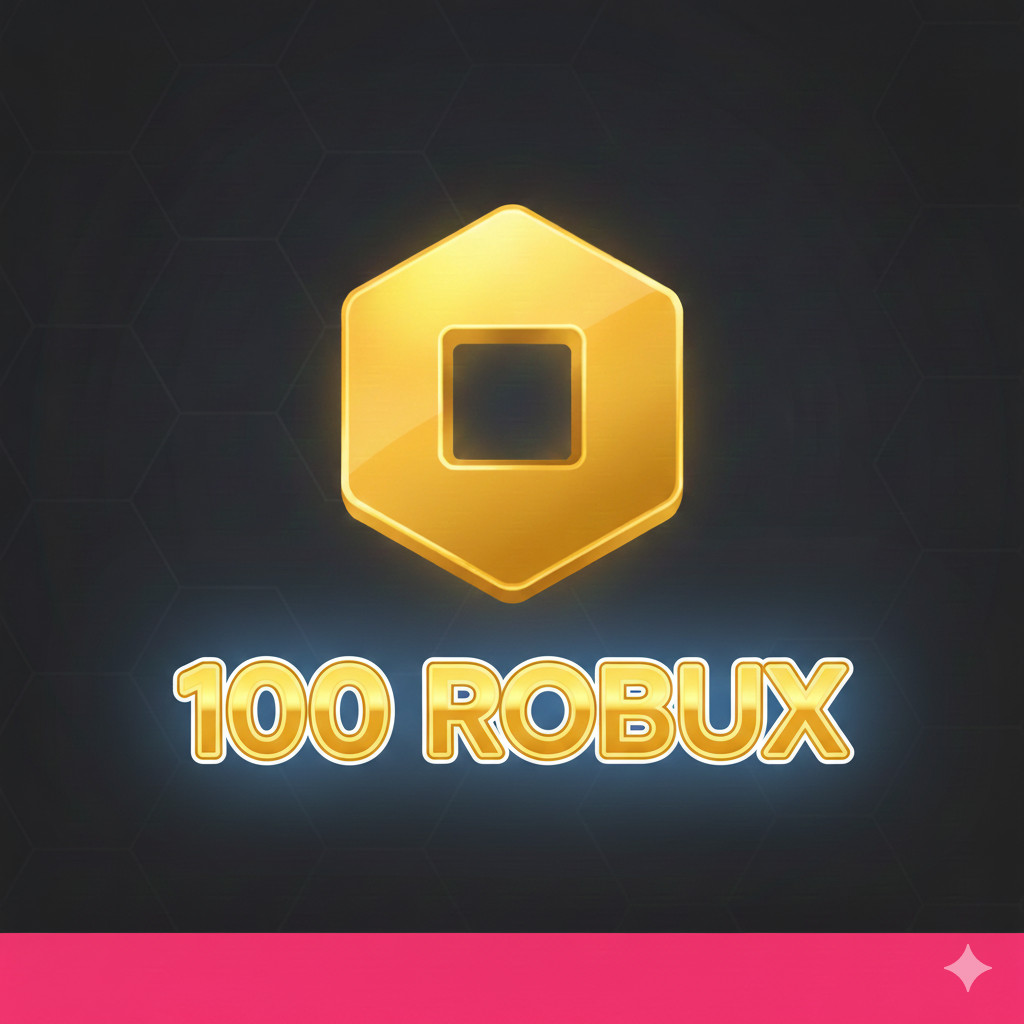 Roblox 100 Robux เติมโรบักซ์ (Roblox) ราคาถูก ส่งจริง  ขนาด10x10
