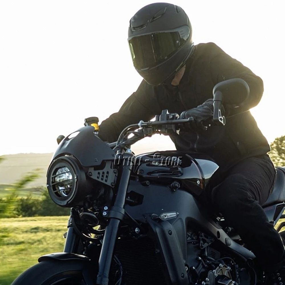 ใหม่รถจักรยานยนต์กระจกกระจก Air Wind Deflector สําหรับ YAMAHA XSR 900 XSR900 xsr900 2022 2023 อุปกรณ