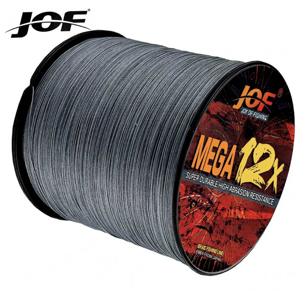 500M 300M 100M 12 Strand สายถัก PE 25-92Lb Multifilament สายถัก River PE สายตกปลา