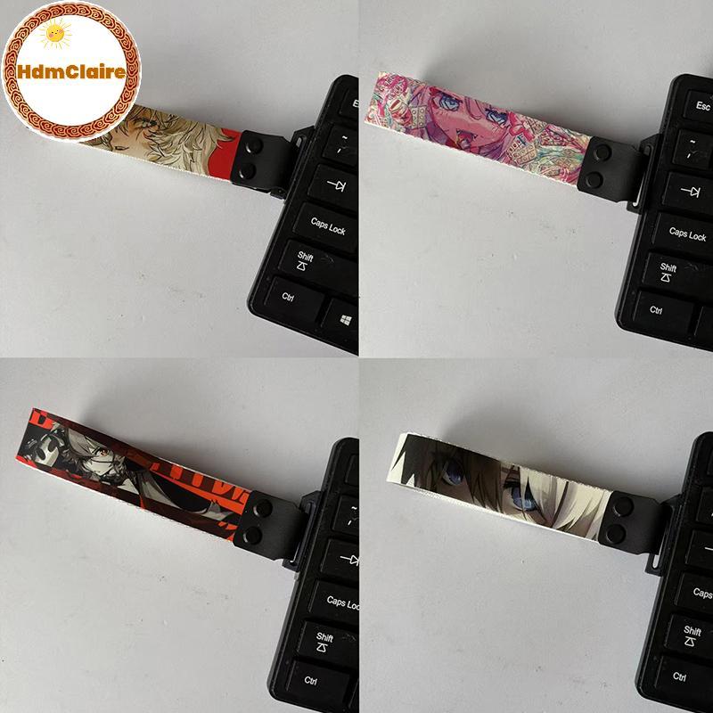 HdmClaire Hello Kitty Anime Keyboard Ribbon Mechanical Keyboard Strap Fashion Gaming Keyboard Strap 