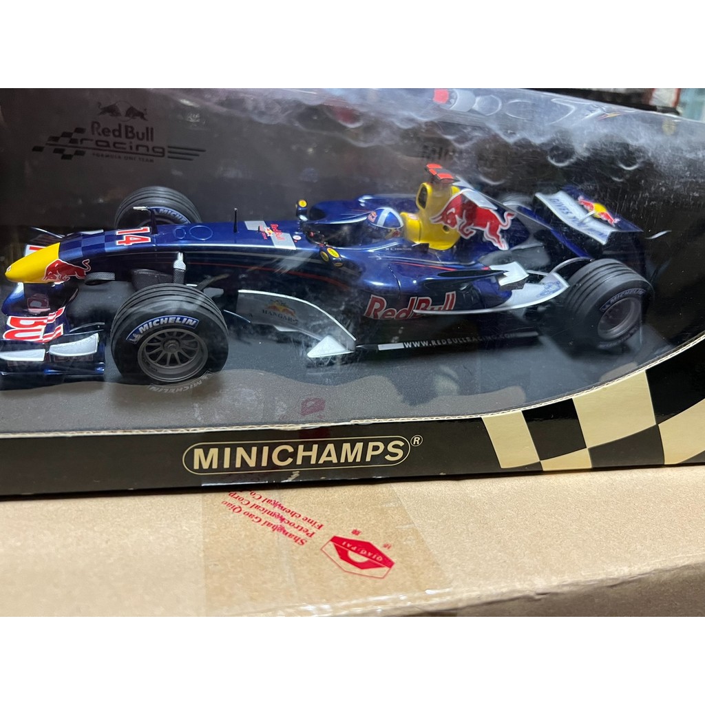 Mini Cut f1 1: 18 Red Bull rb2 Kurthard Annual Edition Positive Racing Car แขวนกับ Sticky Marks, Bes