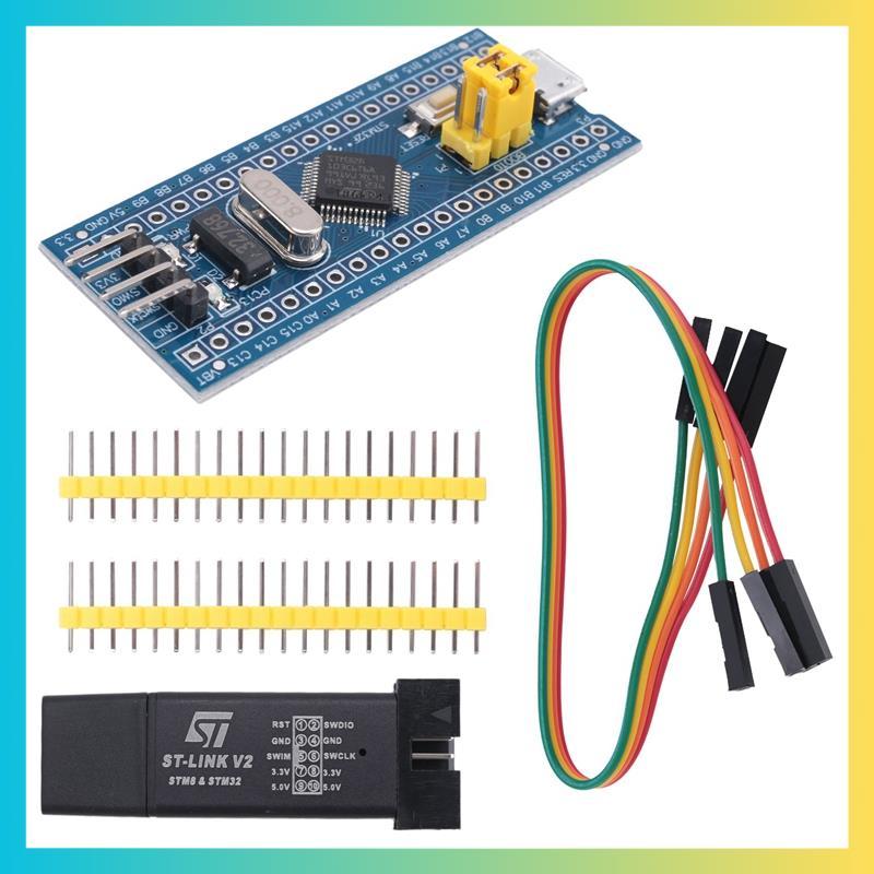 -Link V2 การเขียนโปรแกรมหน่วยดาวน์โหลด Emulator + 40Pin STM32F103C6T6 ARM STM32 SWD ระบบขั้นต่ํา Boa