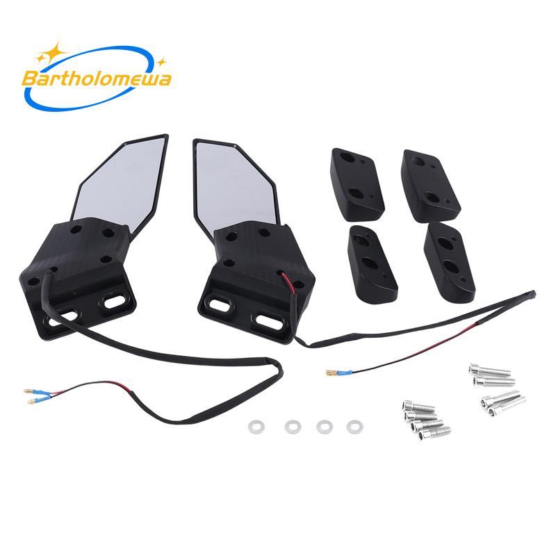 กระจกมองหลังคู่bartholomewa1 สําหรับ ZX6R ZX10R ZX12R