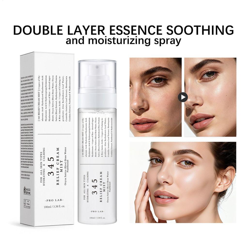 345 Facial Soothing Spray 100ml Gentle Lightweight Soothing Liquid | Hydrating Mist Spray | for Skin