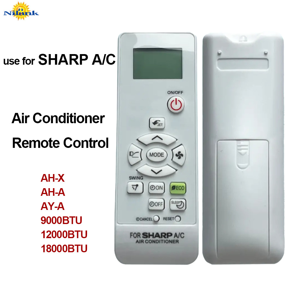 NiLANK รีโมทแอร์ SHARP สำหรับรุ่น AH-X, AH-A, AY-A,9000BTU, 12000BTU, 18000BTU