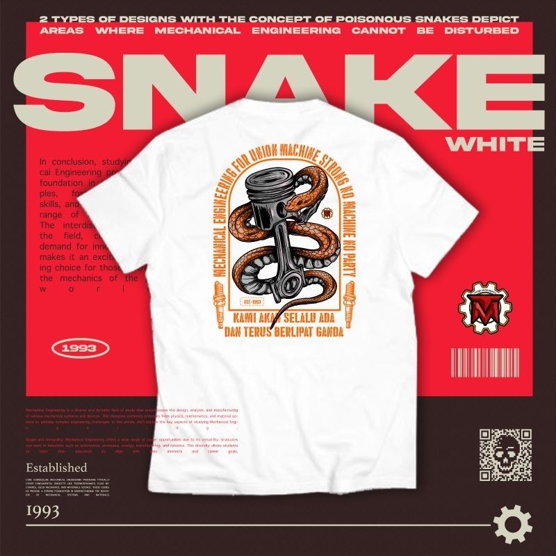 KEMEJA เสื้อโอคองูขาวทําจากผ้าฝ้ายหวี 30S