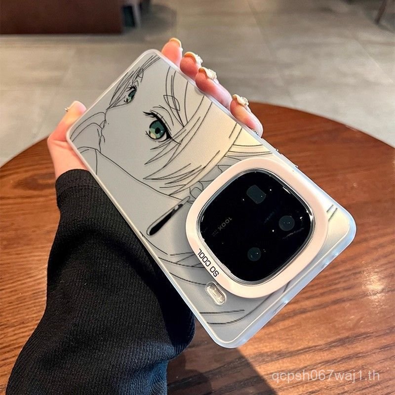 // z10turboNeo12Pro1312Z5XVIVOZ9IQOO15 สีเงินทาสีเคสโทรศัพท์เหมาะสําหรับ/การ์ตูน Q9LS