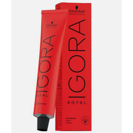 (ไม่แถมไฮ) Schwarzkopf IGORA ROYAL 60 ml ครีมเปลี่ยนสีผม แบบถาวร