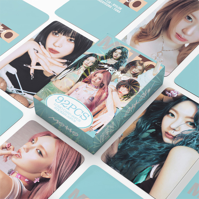 92 ชิ้น/กล่อง ITZY Photocards MOTTO อัลบั้ม KPOP LOMO การ์ดสติกเกอร์คอลเลกชันการ์ด