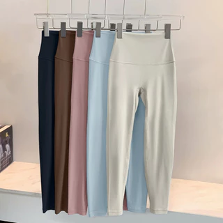 【MAGGIEYOGA】กางเกงโยคะไร้ขอบ กางเกงฟิตเนส บั้นท้ายสีพีช กางเกงวิ่งกีฬา โยคะยกก้นเอวสูง