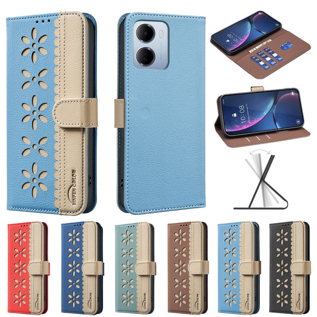 กรณีพลิกสําหรับOPPO Reno 15F 15 14F 13F 11F 8Z 7Z A6 A6X Pro A79 A18 A38 A78 A74 A95 A52 A92 4G 5G Littleดอกไม้RFIDการปิดกั้นกระเป๋าสตางค์หนังช่องใส่การ์ดฝาครอบโทรศัพท์