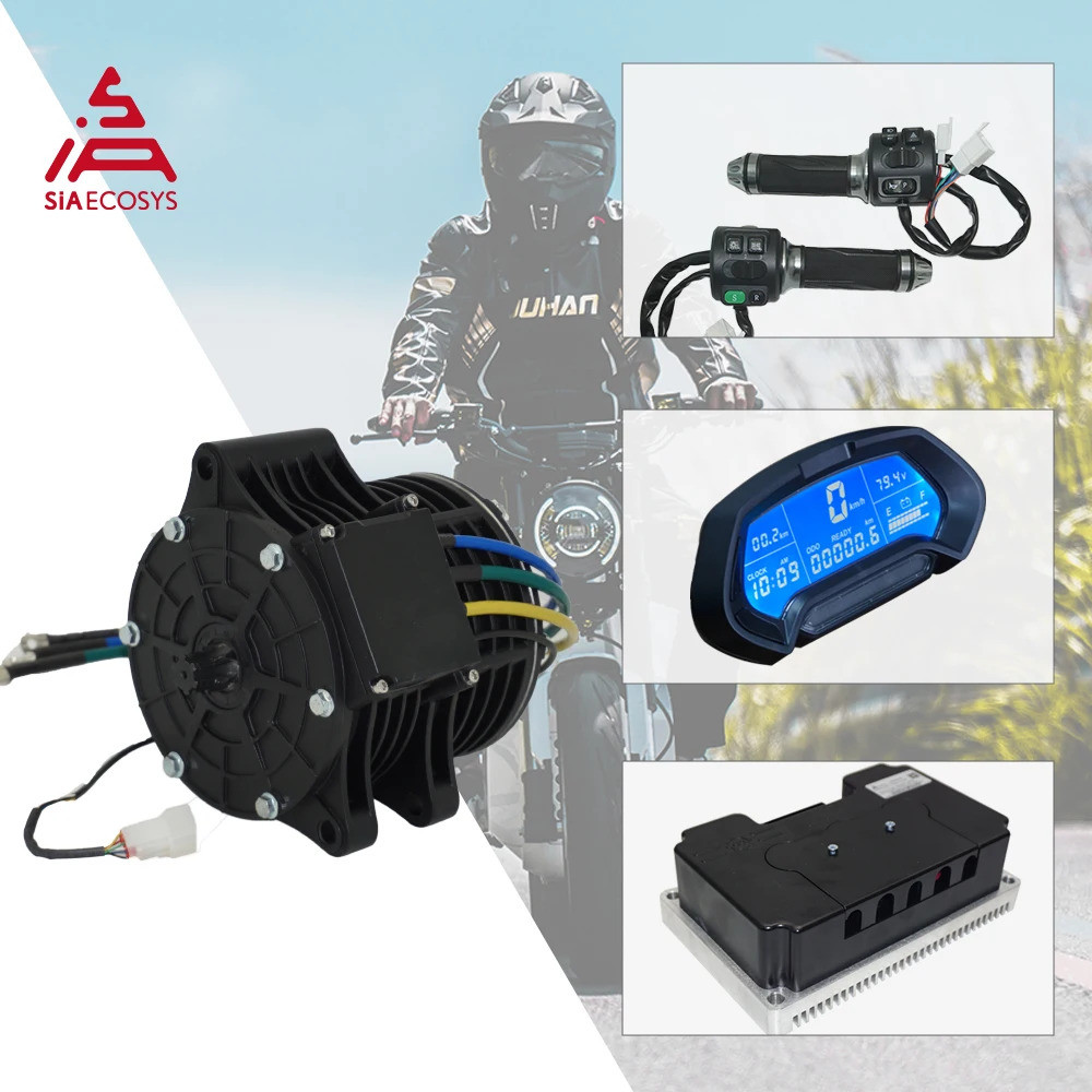 QS MOTOR QS138 3000W V1 V2 70H กลางไดรฟ์มอเตอร์ชุด Fardriver Controller CT-22 Speedoemter ชุด