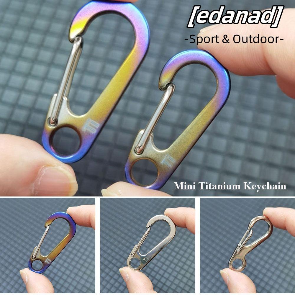 EDANAD D-Ring Key Chain EDC Gear Safety Travel Tools คุณภาพสูง Camping Keyring