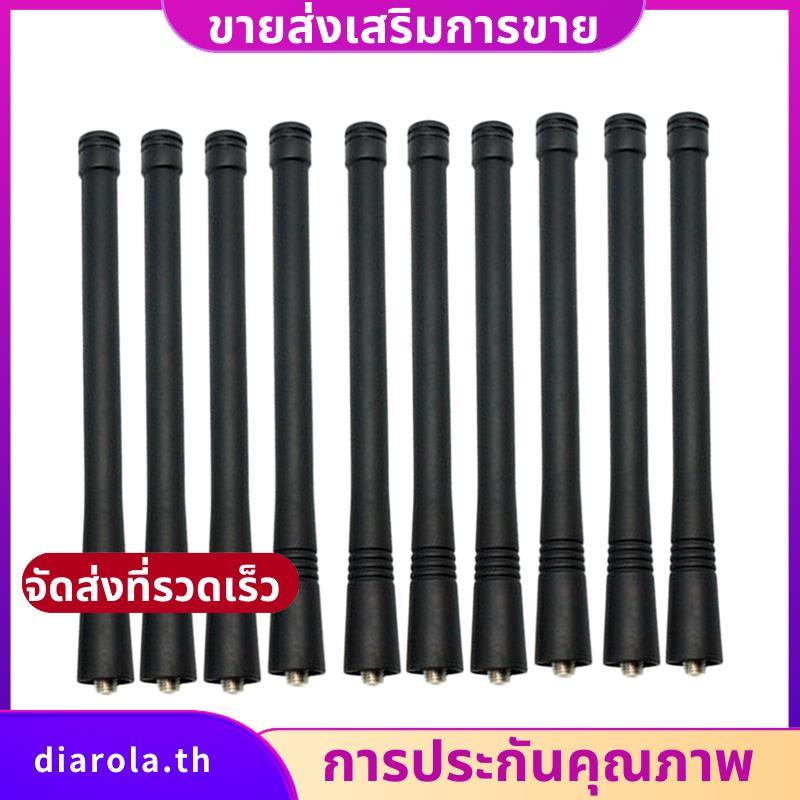 10 x VHF เสาอากาศวิทยุ Walkie Talkies GP88 GP88S GP328 GP338 GP338 PLUS 6 นิ้ว (15 ซม.) 136-174 MHz 