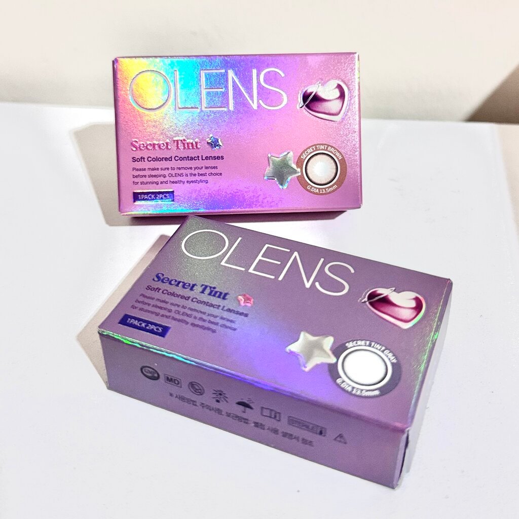Olens รุ่น Secret Tint สี Brown/Gray คอนแทคเลนส์ รายเดือน