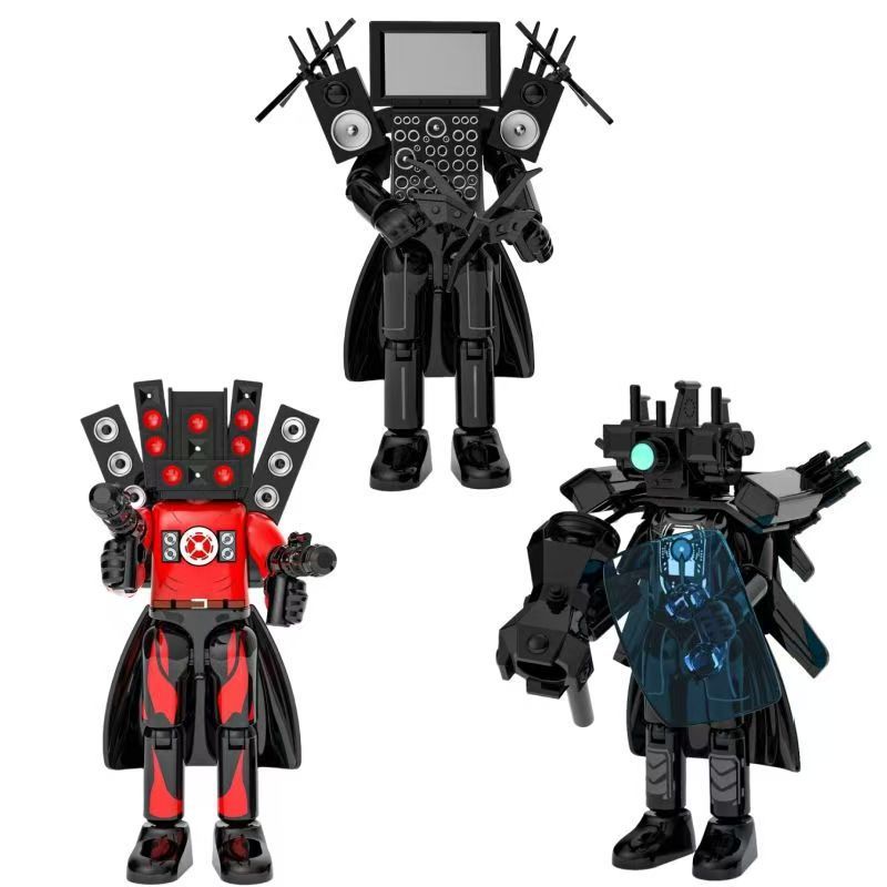 พร้อมส่ง ตัวต่อ Titan Cameraman Skibidi Toilet Titan Speakerman ชุดเม็ดเล็ก