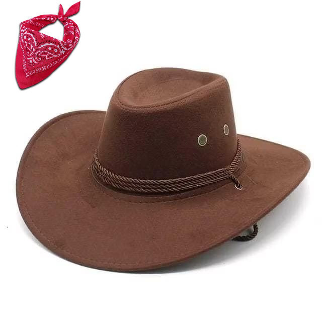 MANGARAYOK.ID AMERICAN COWBOY HAT LAKEN / COWBOY HAT MINING SEDAH CAN BE SLAYER / UNISEX COWBOY HAT 