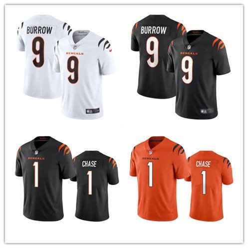 เสื้อรักบี้ Bengals หมายเลข 9 ของ Joe Burrow