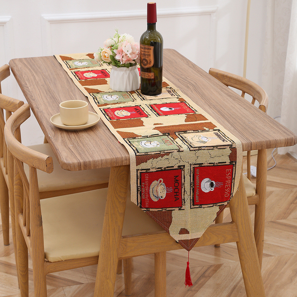 สุดพิเศษสําหรับรองชนะเลิศอันดับตารางผ้าปูโต๊ะตกแต่งผ้าเช็ดปากพรรคผ้าปูโต๊ะโต๊ะกาแฟย้อนยุคอเมริกันแผ่