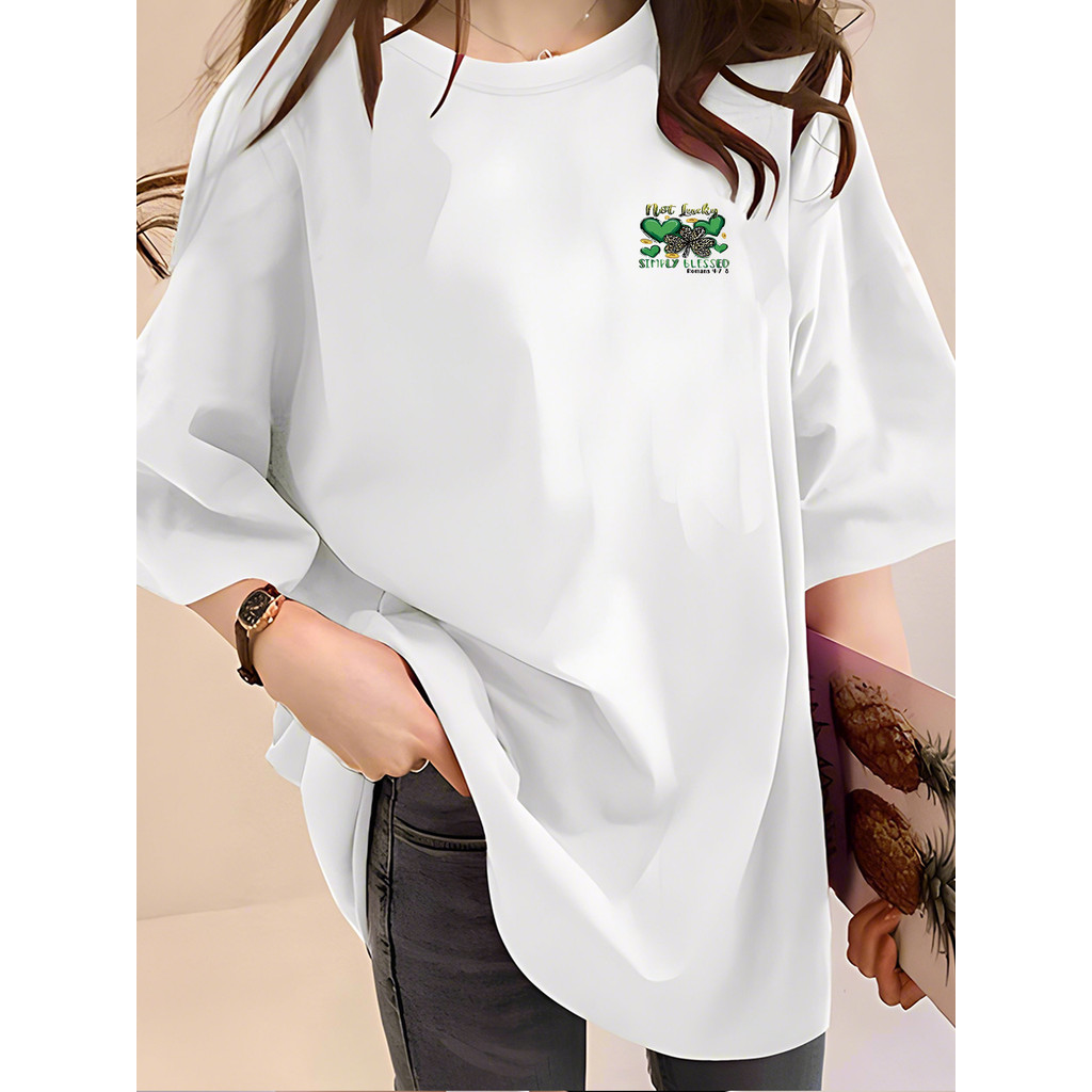 2S079 1XL-5XL T เสื้อ Plus ขนาด T เสื้อผู้หญิง TShirt Crop Top TShirt เสื้อผ้าสาวขนาดใหญ่ T เสื้อ Ca