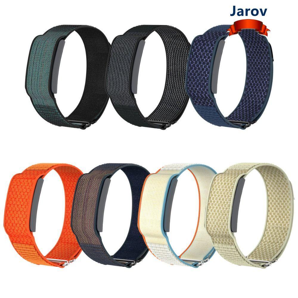 JAROV Fitness Tracker Strap, Nylon 22mm Sport Band, Loop Design Breathable Adjustable Bicep Band สํา