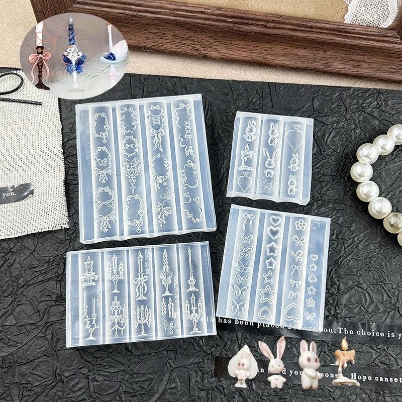 [maybeauty] 1 ชิ้น Bowknot Sea Jellyfish Rose Leaf 3D อะคริลิคแม่พิมพ์ตกแต่งเล็บเล็บ DIY ออกแบบซิลิโคนเล็บแม่พิมพ์ {TH} - รูปที่ 4