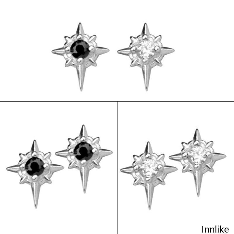 INN Star Stud ต่างหู Hip Hop Trend ต่างหู Street Party เครื่องประดับอุปกรณ์เสริม