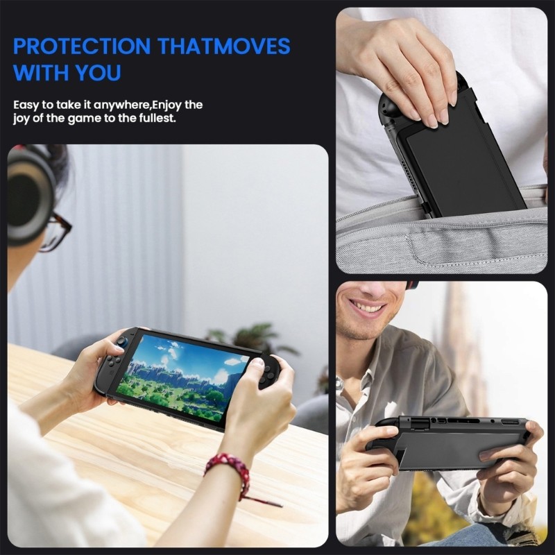 QUIM Quick Detach Obvious Case Full Coverage เหมาะสําหรับอุปกรณ์เกม NS2