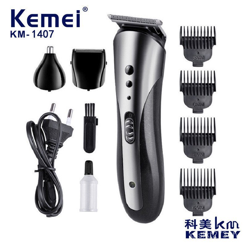 โกนหนวดในครัวเรือน Kemei Clipper ผมไฟฟ้า Clipper ผมไฟฟ้ามัลติฟังก์ชั่นโกนหนวดผม Clipper ผมข้ามพรมแดน