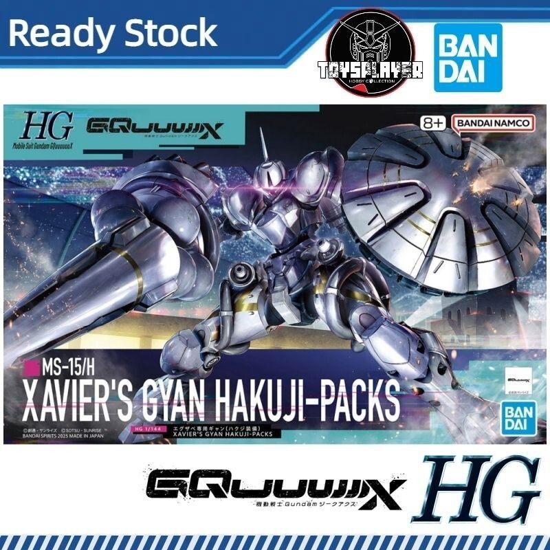 BANDAI HG 1/144 Xaviers Gyan Hakuji-Packs Model Kits