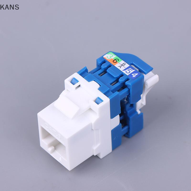 Kans Whirling Wire CAT6 RJ45 Toolless LAN ใส่ Keystone Ethernet โมดูลแจ็ค Gigabit UTP เครื่องมือฟรี 